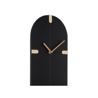 Nástenné hodiny Oxford Oval Karlsson KA6151BK, 20cm